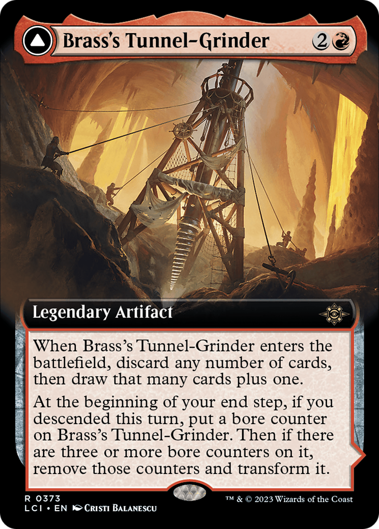 Brass's Tunnel-Grinder // Tecutlan, The Searing Rift (Extended Art) [The Lost Caverns of Ixalan] - Magic: The Gathering - Card Brawlers | Quebec | Canada |