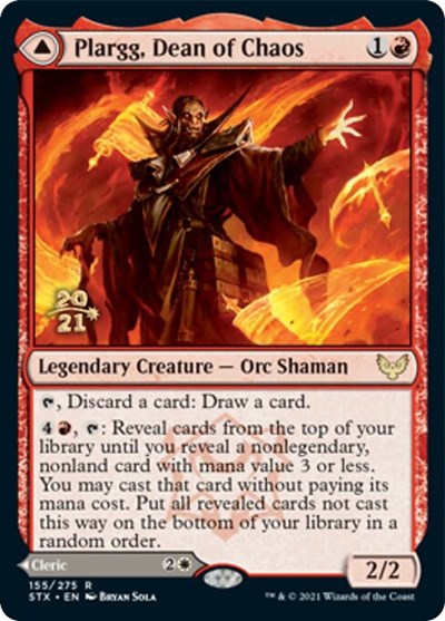 Plargg, Dean of Chaos // Augusta, Dean of Order [Strixhaven: School of Mages Prerelease Promos] - Magic: The Gathering - Card Brawlers | Quebec | Canada |