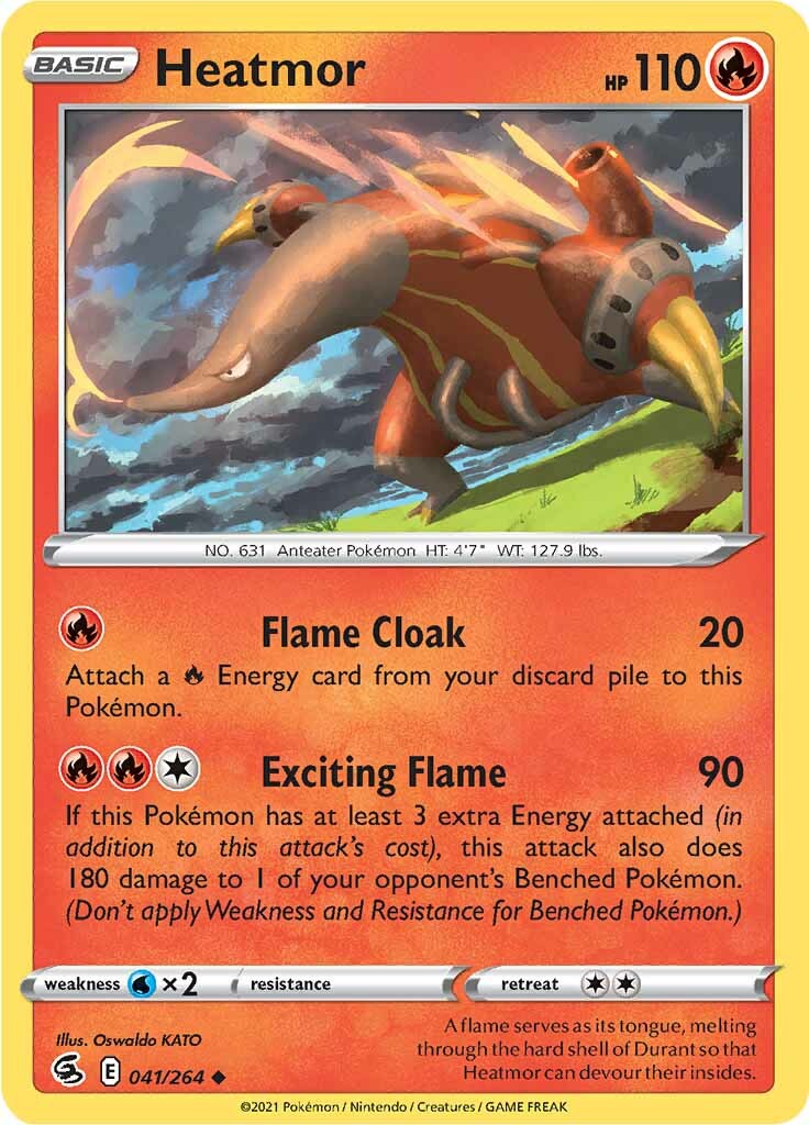 Heatmor (041/264) [Sword & Shield: Fusion Strike] - Pokémon - Card Brawlers | Quebec | Canada |
