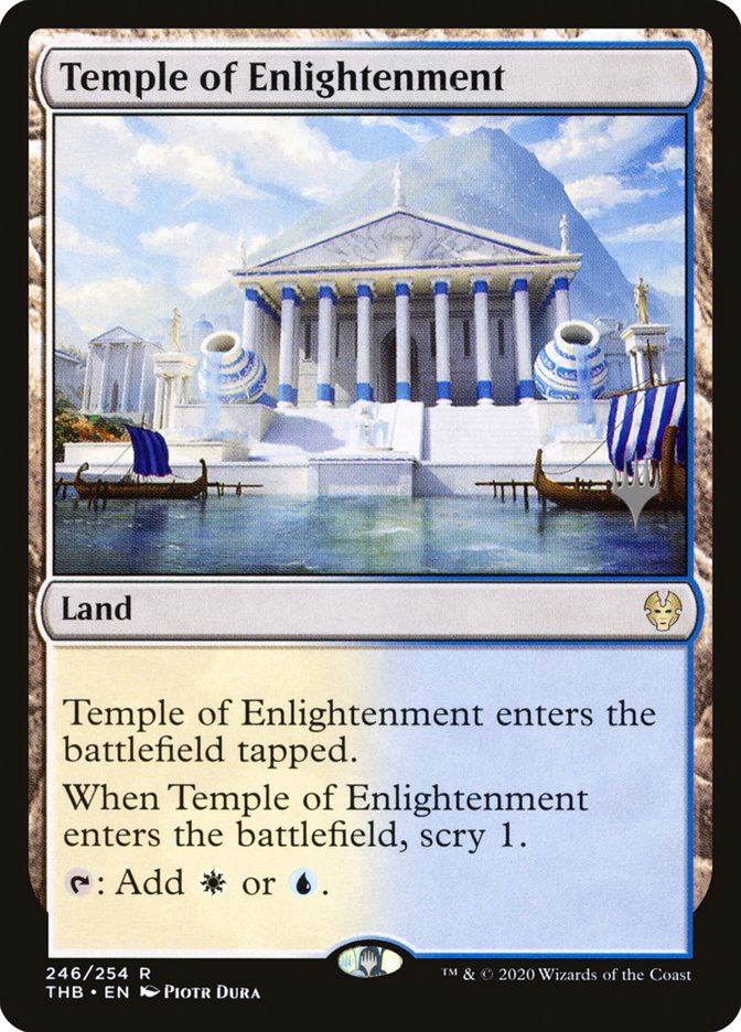 Temple of Enlightenment (Promo Pack) [Theros Beyond Death Promos] - Magic: The Gathering - Card Brawlers | Quebec | Canada |