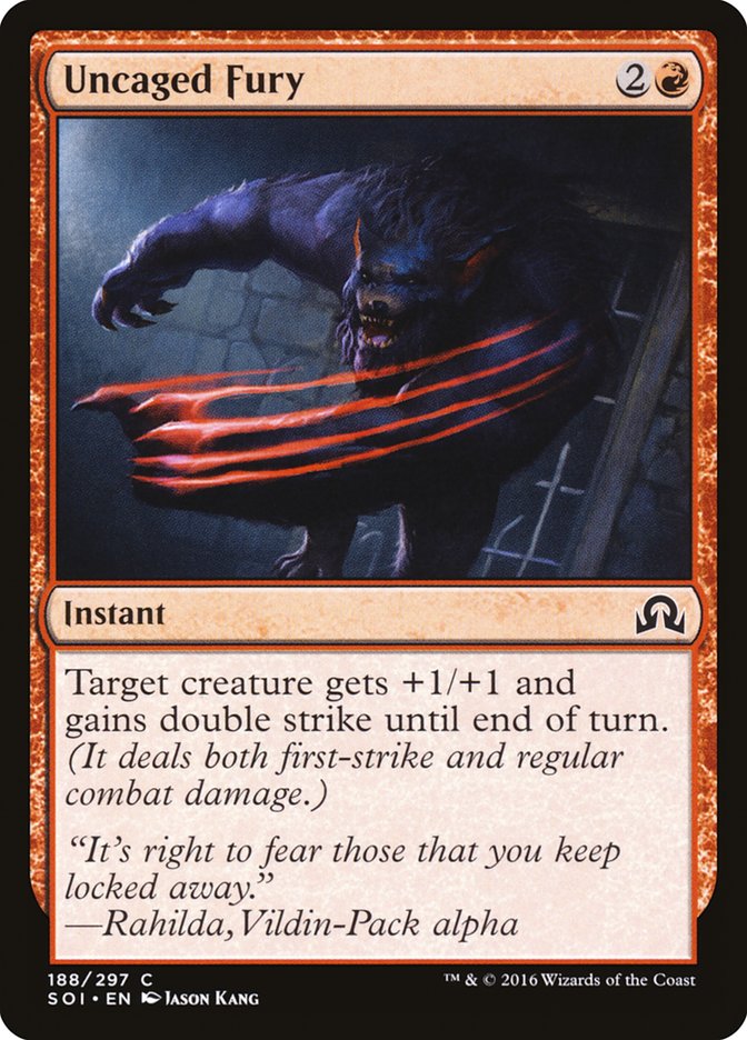 Uncaged Fury [Shadows over Innistrad] - Magic: The Gathering - Card Brawlers | Quebec | Canada |