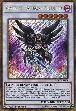 Blackwing - Nothung the Starlight [PGL2-EN013] Gold Secret Rare - Yu-Gi-Oh! - Card Brawlers | Quebec | Canada |
