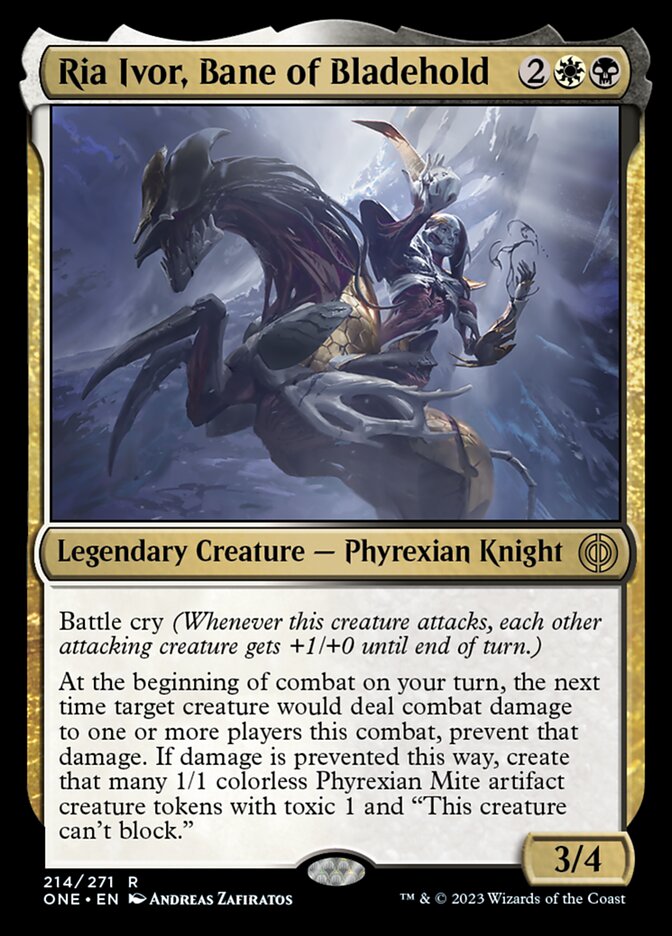 Ria Ivor, Bane of Bladehold [Phyrexia: All Will Be One] - Magic: The Gathering - Card Brawlers | Quebec | Canada |