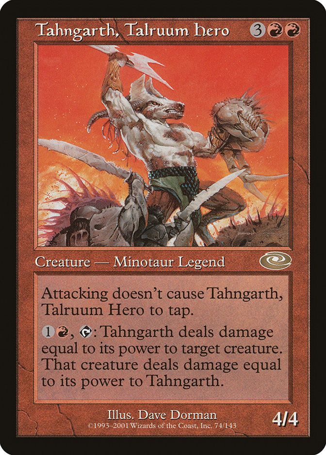 Tahngarth, Talruum Hero (Dave Dorman) [Planeshift] - Magic: The Gathering - Card Brawlers | Quebec | Canada |