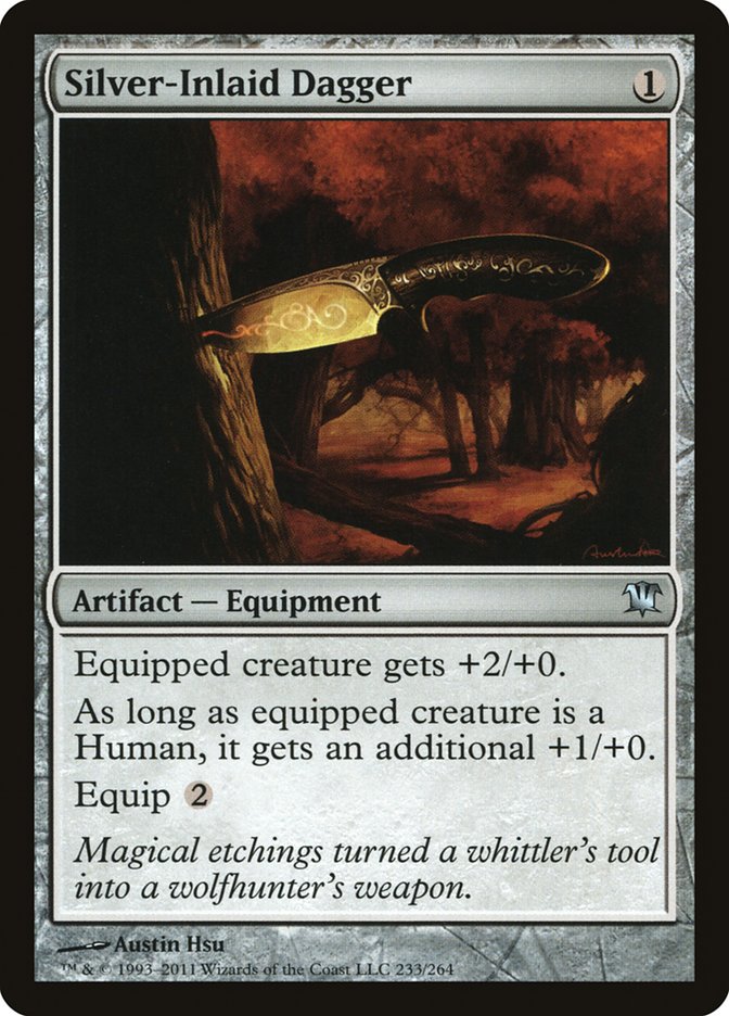 Silver-Inlaid Dagger [Innistrad] - Magic: The Gathering - Card Brawlers | Quebec | Canada |