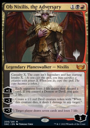 Ob Nixilis, the Adversary (Promo Pack) [Streets of New Capenna Promos] - Magic: The Gathering - Card Brawlers | Quebec | Canada |