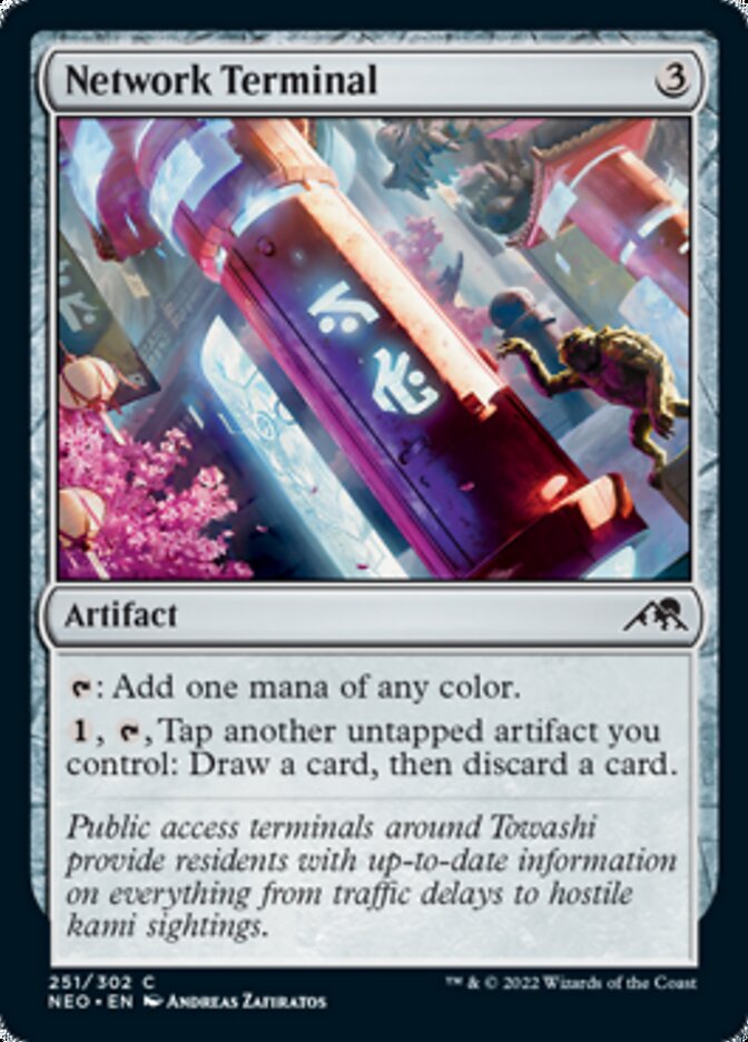Network Terminal [Kamigawa: Neon Dynasty] - Magic: The Gathering - Card Brawlers | Quebec | Canada |