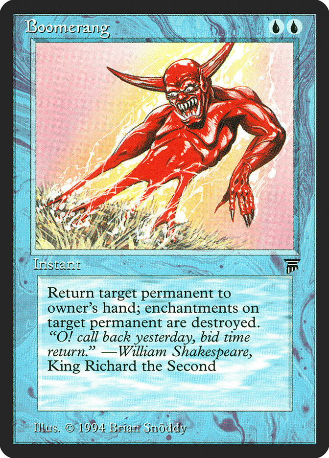 Boomerang [Legends] - Magic: The Gathering - Card Brawlers | Quebec | Canada |