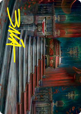 Edgar Markov's Coffin Art Card (Gold-Stamped Signature) [Innistrad: Crimson Vow Art Series] - Magic: The Gathering - Card Brawlers | Quebec | Canada |