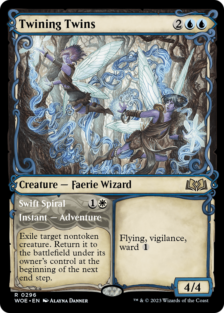 Twining Twins // Swift Spiral (Showcase) [Wilds of Eldraine] - Magic: The Gathering - Card Brawlers | Quebec | Canada |