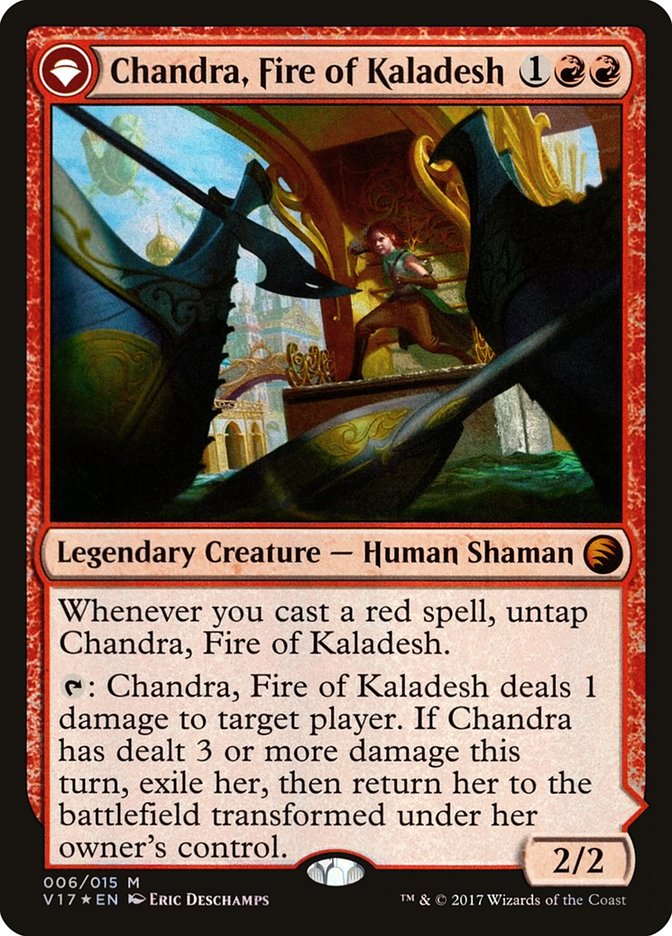 Chandra, Fire of Kaladesh // Chandra, Roaring Flame [From the Vault: Transform] - Magic: The Gathering - Card Brawlers | Quebec | Canada |