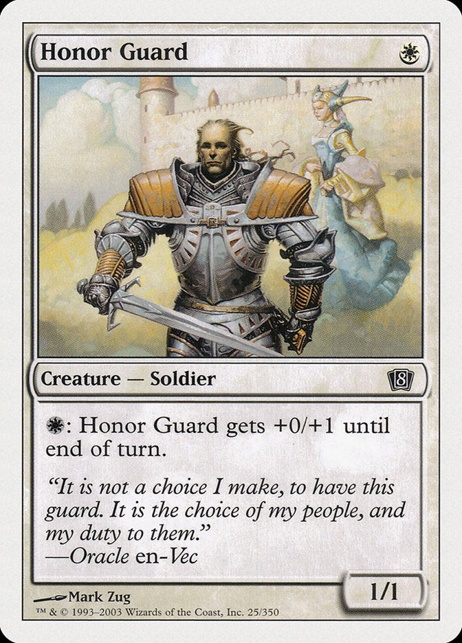 Honor Guard [Eighth Edition] - Magic: The Gathering - Card Brawlers | Quebec | Canada |
