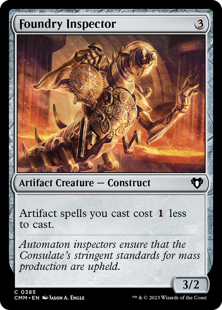 Foundry Inspector [Commander Masters] - Magic: The Gathering - Card Brawlers | Quebec | Canada |