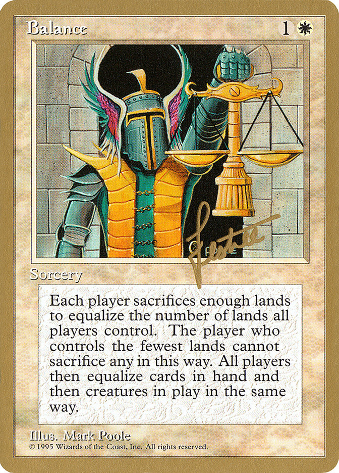Balance (Bertrand Lestree) [Pro Tour Collector Set] - Magic: The Gathering - Card Brawlers | Quebec | Canada |