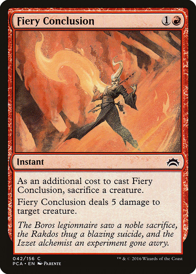 Fiery Conclusion [Planechase Anthology] - Magic: The Gathering - Card Brawlers | Quebec | Canada |