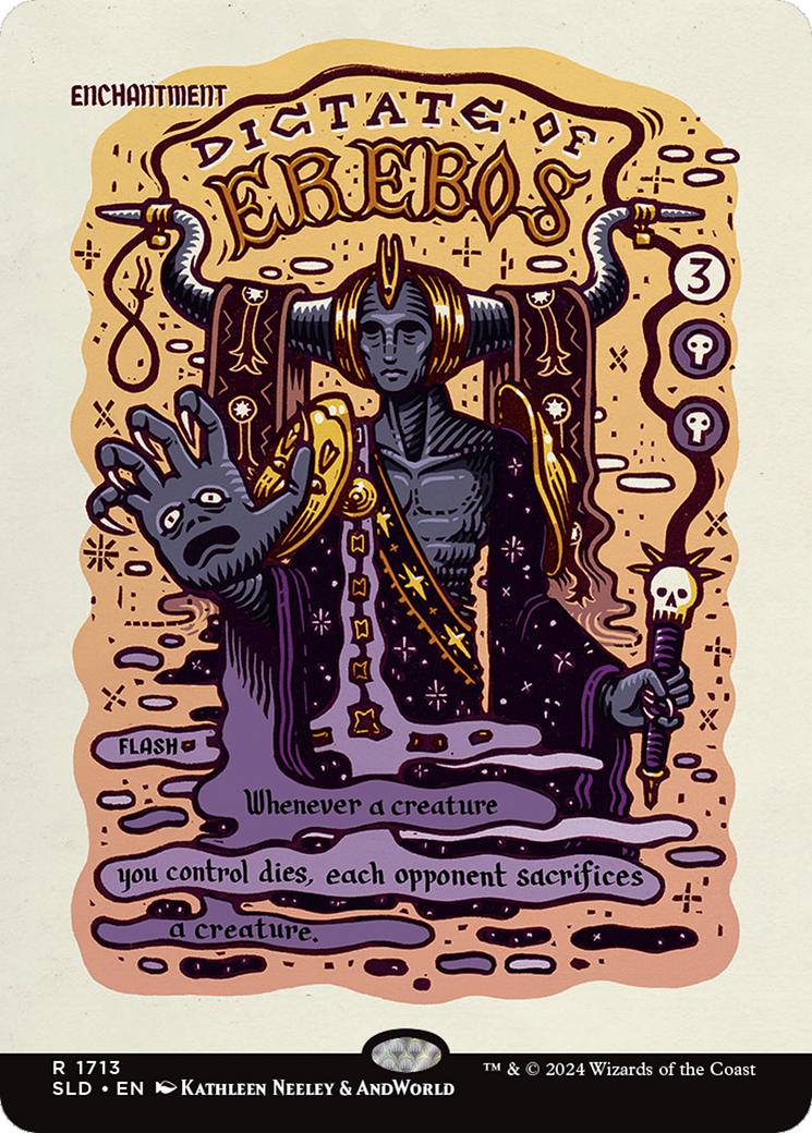 Dictate of Erebos (Rainbow Foil) [Secret Lair Drop Series] - Magic: The Gathering - Card Brawlers | Quebec | Canada |
