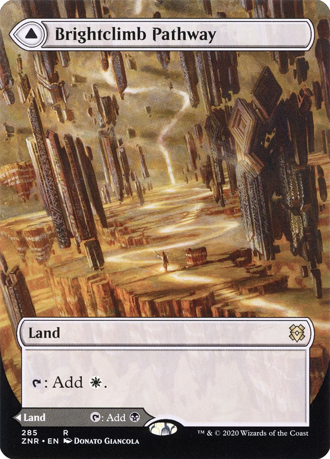 Brightclimb Pathway // Grimclimb Pathway (Borderless Alternate Art) [Zendikar Rising] - Magic: The Gathering - Card Brawlers | Quebec | Canada |