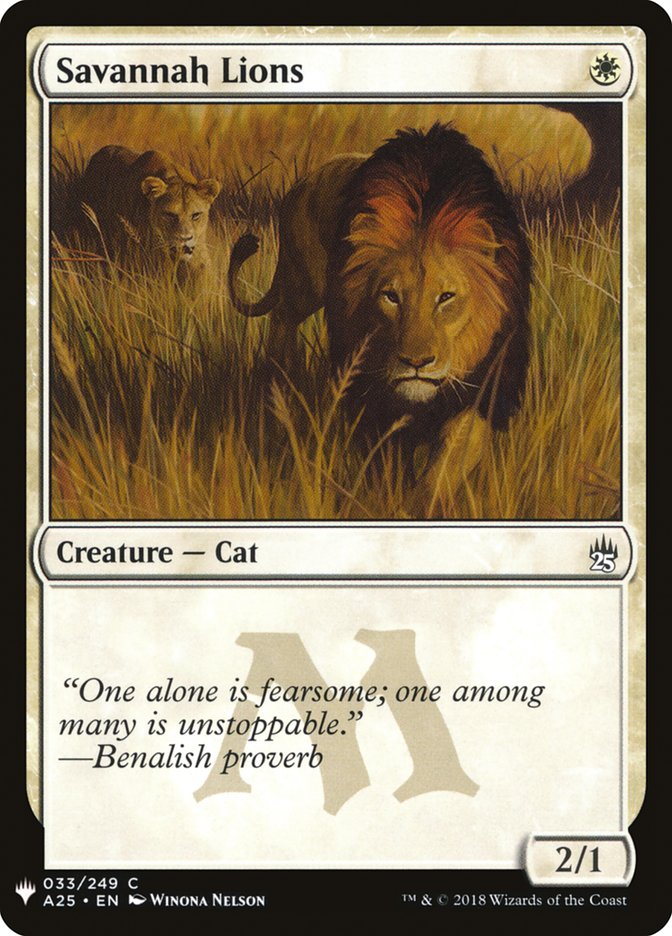 Savannah Lions [Mystery Booster] - Magic: The Gathering - Card Brawlers | Quebec | Canada |