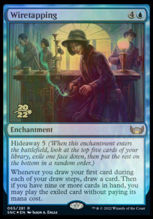 Wiretapping [Streets of New Capenna Prerelease Promos] - Magic: The Gathering - Card Brawlers | Quebec | Canada |