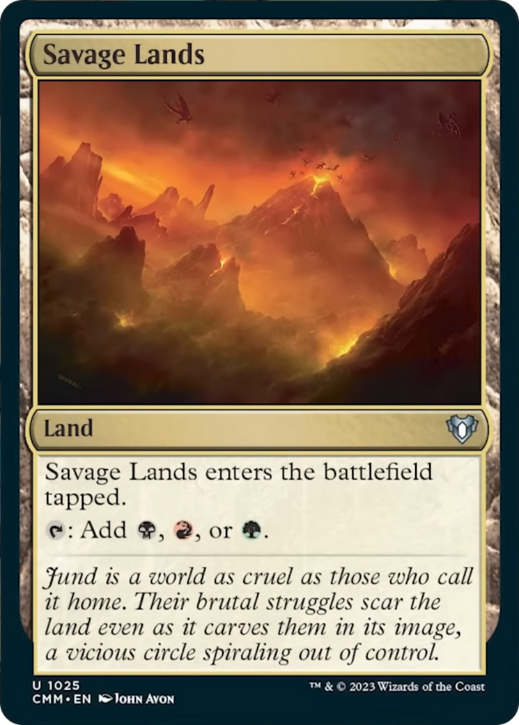 Savage Lands [Commander Masters] - Magic: The Gathering - Card Brawlers | Quebec | Canada |