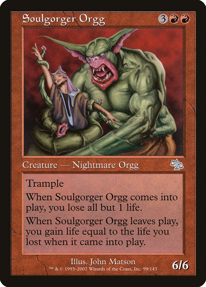 Soulgorger Orgg [Judgment] - Magic: The Gathering - Card Brawlers | Quebec | Canada |