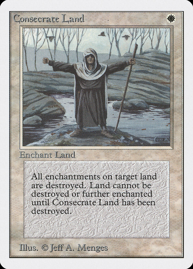 Consecrate Land [Unlimited Edition] - Magic: The Gathering - Card Brawlers | Quebec | Canada |