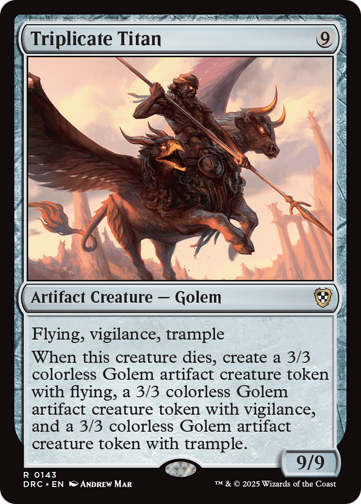 Triplicate Titan [Aetherdrift Commander] - Magic: The Gathering - Card Brawlers | Quebec | Canada |