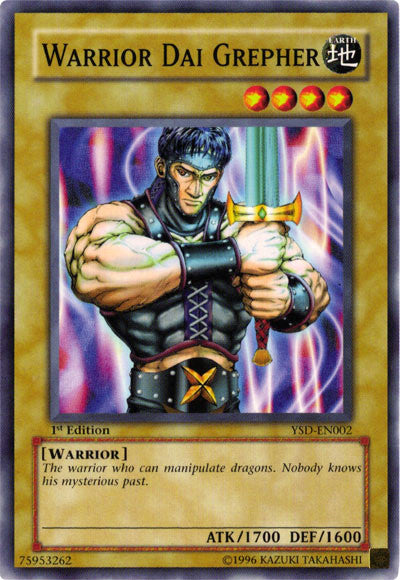 Warrior Dai Grepher [YSD-EN002] Common - Yu-Gi-Oh! - Card Brawlers | Quebec | Canada |