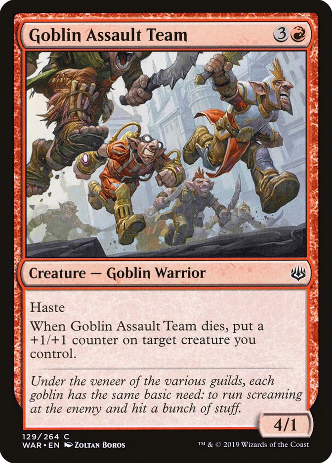 Goblin Assault Team [War of the Spark] - Magic: The Gathering - Card Brawlers | Quebec | Canada |