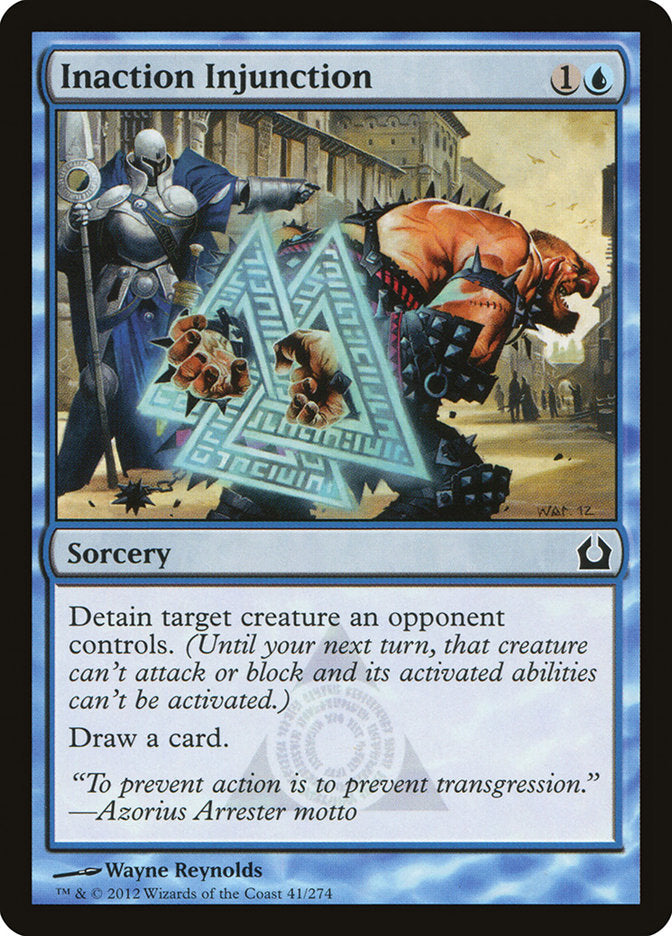 Inaction Injunction [Return to Ravnica] - Magic: The Gathering - Card Brawlers | Quebec | Canada |