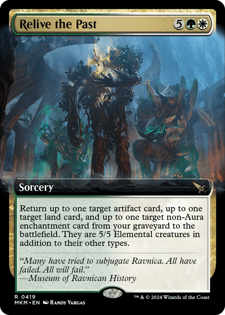 Relive the Past (Extended Art) [Murders at Karlov Manor] - Magic: The Gathering - Card Brawlers | Quebec | Canada |