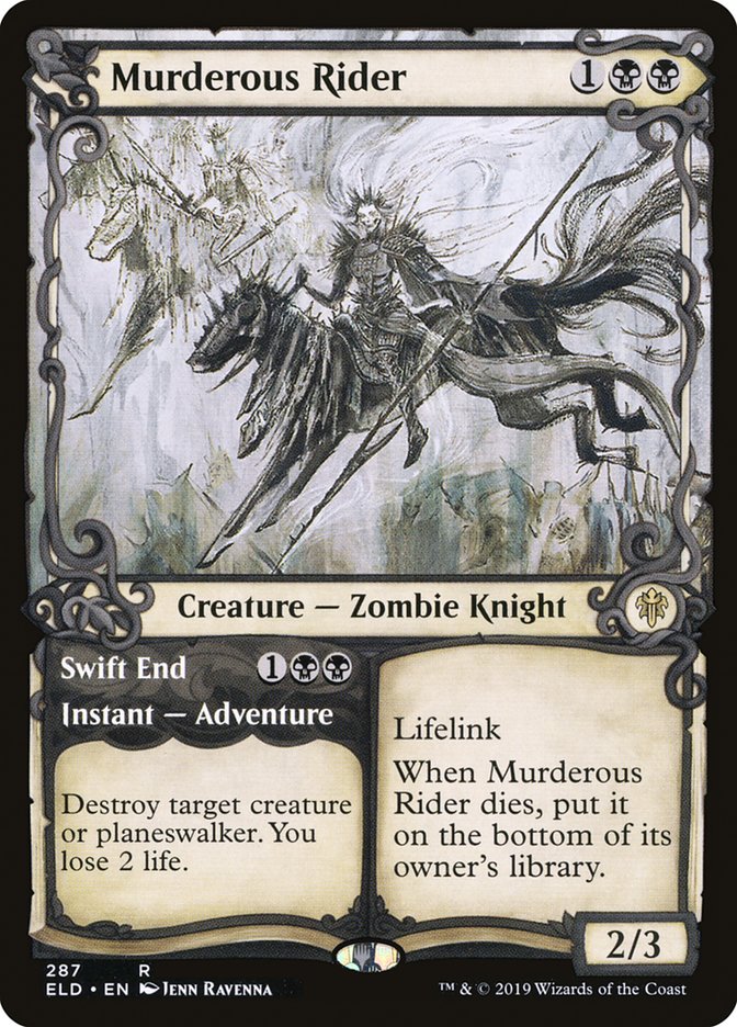 Murderous Rider // Swift End (Showcase) [Throne of Eldraine] - Magic: The Gathering - Card Brawlers | Quebec | Canada |