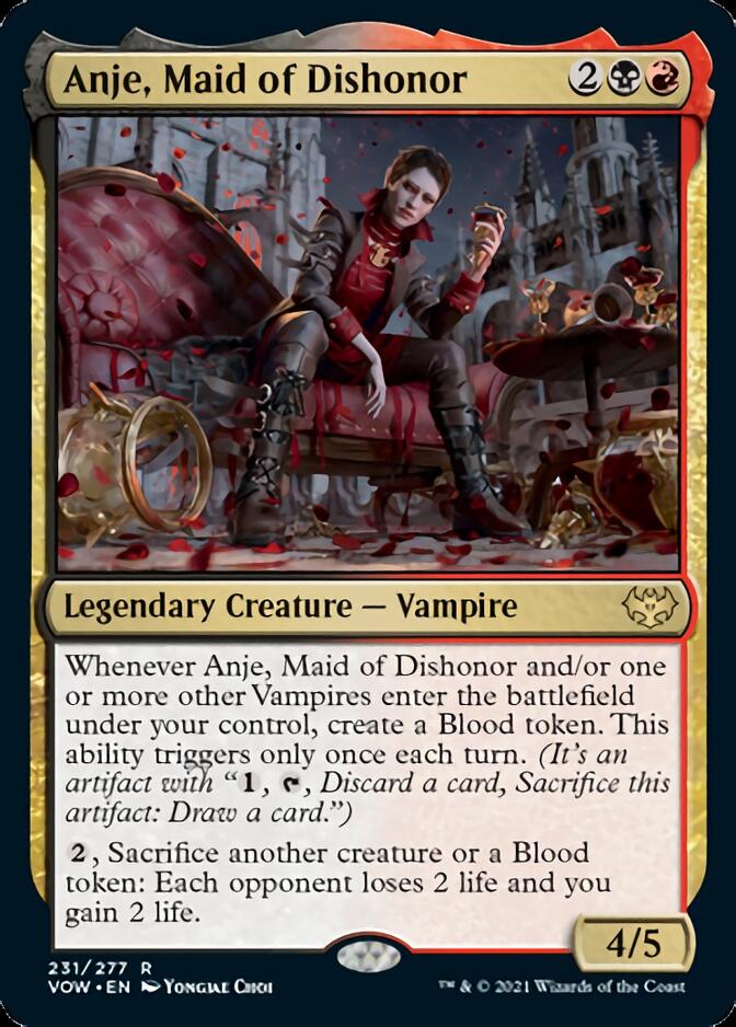 Anje, Maid of Dishonor [Innistrad: Crimson Vow] - Magic: The Gathering - Card Brawlers | Quebec | Canada |