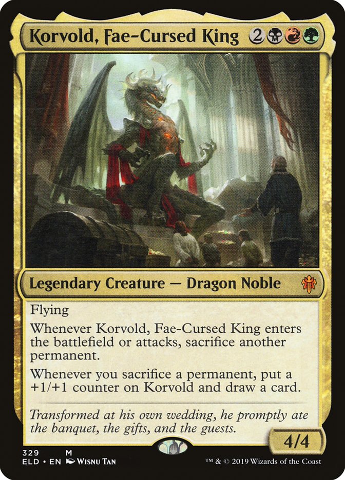 Korvold, Fae-Cursed King [Throne of Eldraine] - Magic: The Gathering - Card Brawlers | Quebec | Canada |