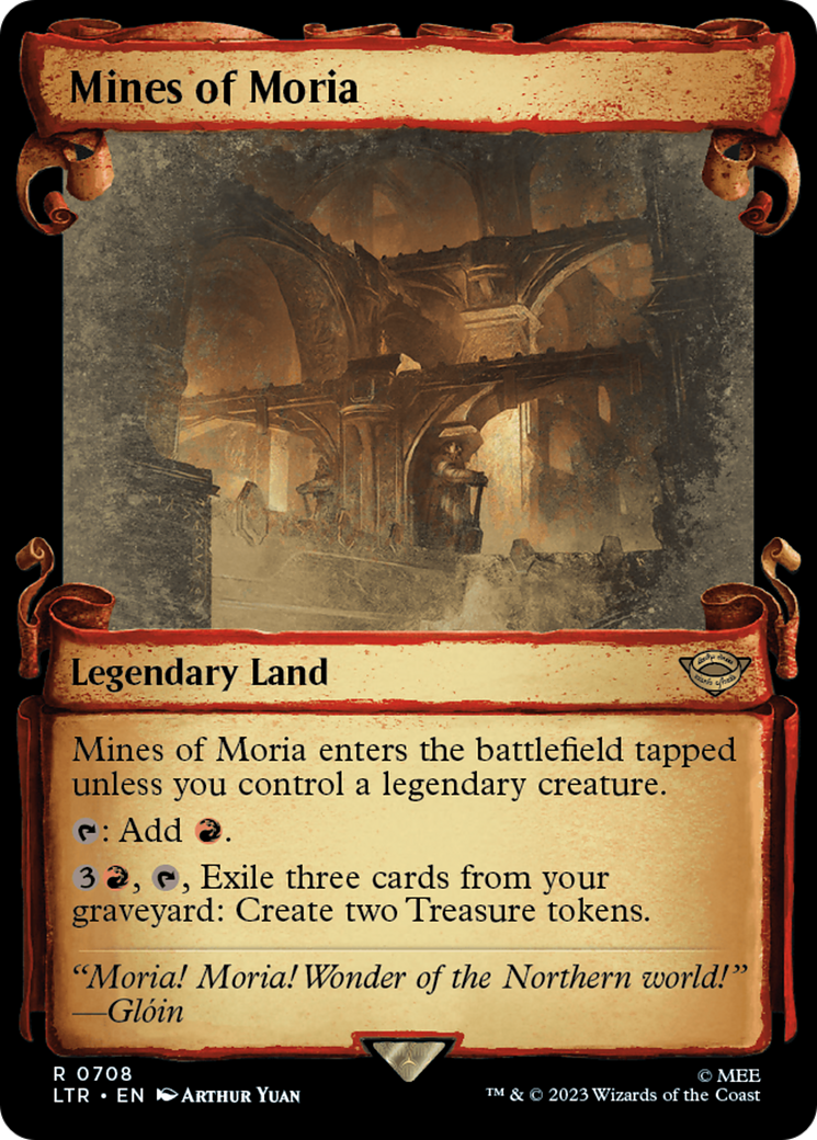 Mines of Moria [The Lord of the Rings: Tales of Middle-Earth Showcase Scrolls] - Magic: The Gathering - Card Brawlers | Quebec | Canada |