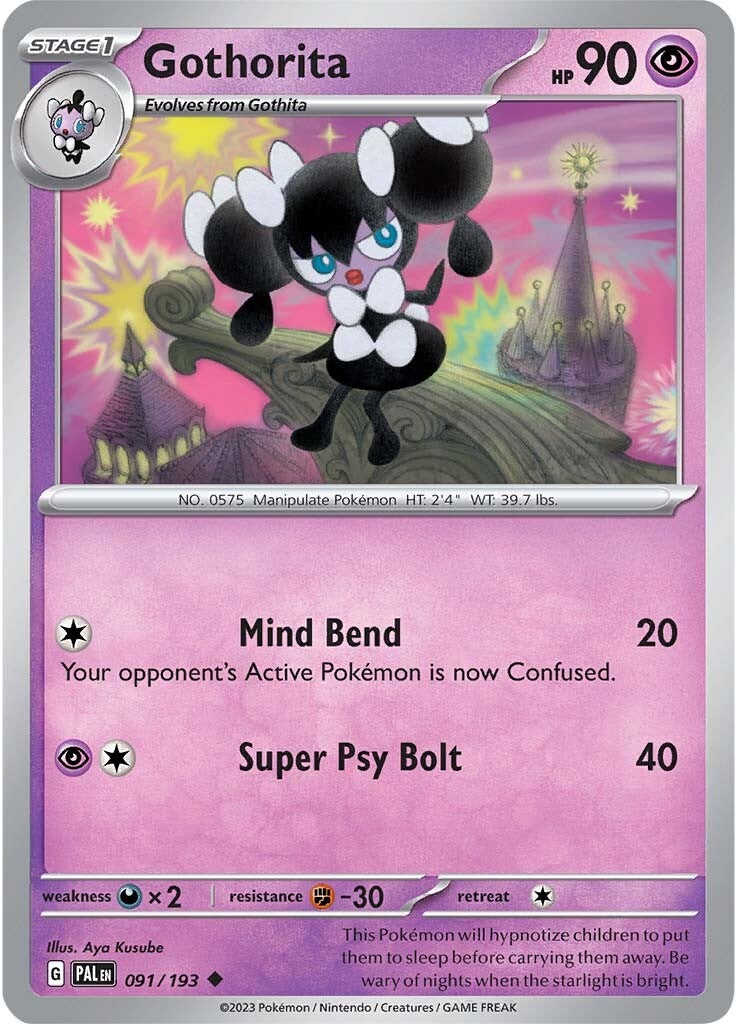 Gothorita (091/193) [Scarlet & Violet: Paldea Evolved] - Pokémon - Card Brawlers | Quebec | Canada |