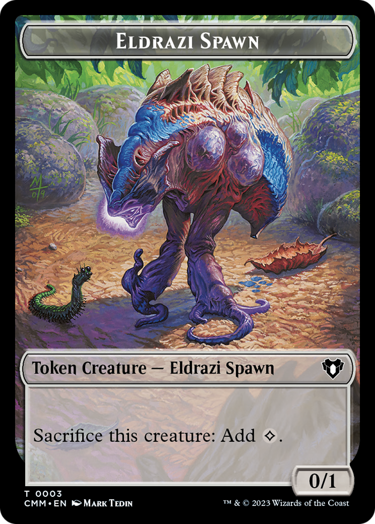 Eldrazi Spawn // Demon Double-Sided Token [Commander Masters Tokens] - Magic: The Gathering - Card Brawlers | Quebec | Canada |