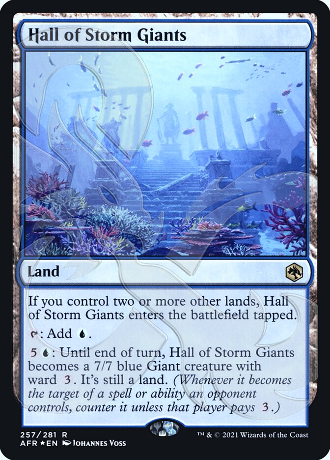 Hall of Storm Giants (Ampersand Promo) [Dungeons & Dragons: Adventures in the Forgotten Realms Promos] - Magic: The Gathering - Card Brawlers | Quebec | Canada |
