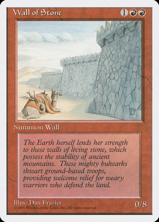 Wall of Stone [Fourth Edition] - Magic: The Gathering - Card Brawlers | Quebec | Canada |