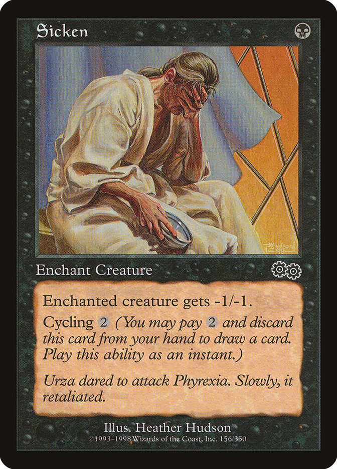 Sicken [Urza's Saga] - Magic: The Gathering - Card Brawlers | Quebec | Canada |