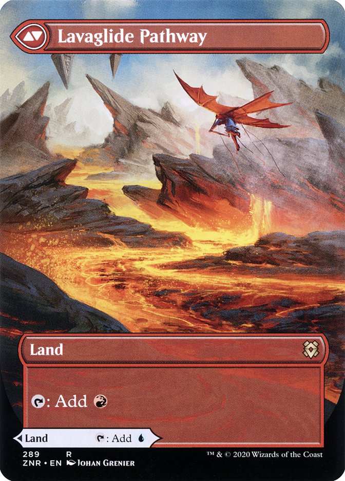 Riverglide Pathway // Lavaglide Pathway (Borderless Alternate Art) [Zendikar Rising] - Magic: The Gathering - Card Brawlers | Quebec | Canada |