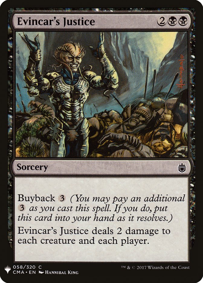 Evincar's Justice [Mystery Booster] - Magic: The Gathering - Card Brawlers | Quebec | Canada |