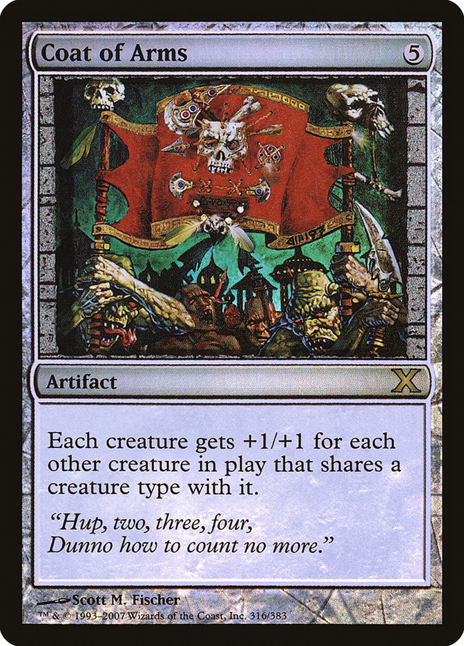 Coat of Arms (Premium Foil) [Tenth Edition] - Magic: The Gathering - Card Brawlers | Quebec | Canada |