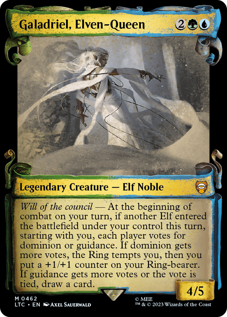 Galadriel, Elven-Queen [The Lord of the Rings: Tales of Middle-Earth Commander Showcase Scrolls] - Magic: The Gathering - Card Brawlers | Quebec | Canada |