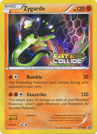 Zygarde (XY129) (Staff) [XY: Black Star Promos] - Pokémon - Card Brawlers | Quebec | Canada |