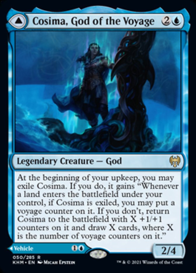 Cosima, God of the Voyage // The Omenkeel [Kaldheim] - Magic: The Gathering - Card Brawlers | Quebec | Canada |