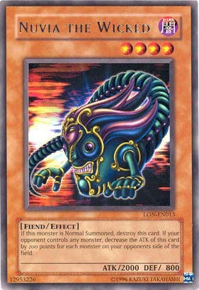 Nuvia the Wicked [LON-EN013] Rare - Yu-Gi-Oh! - Card Brawlers | Quebec | Canada |