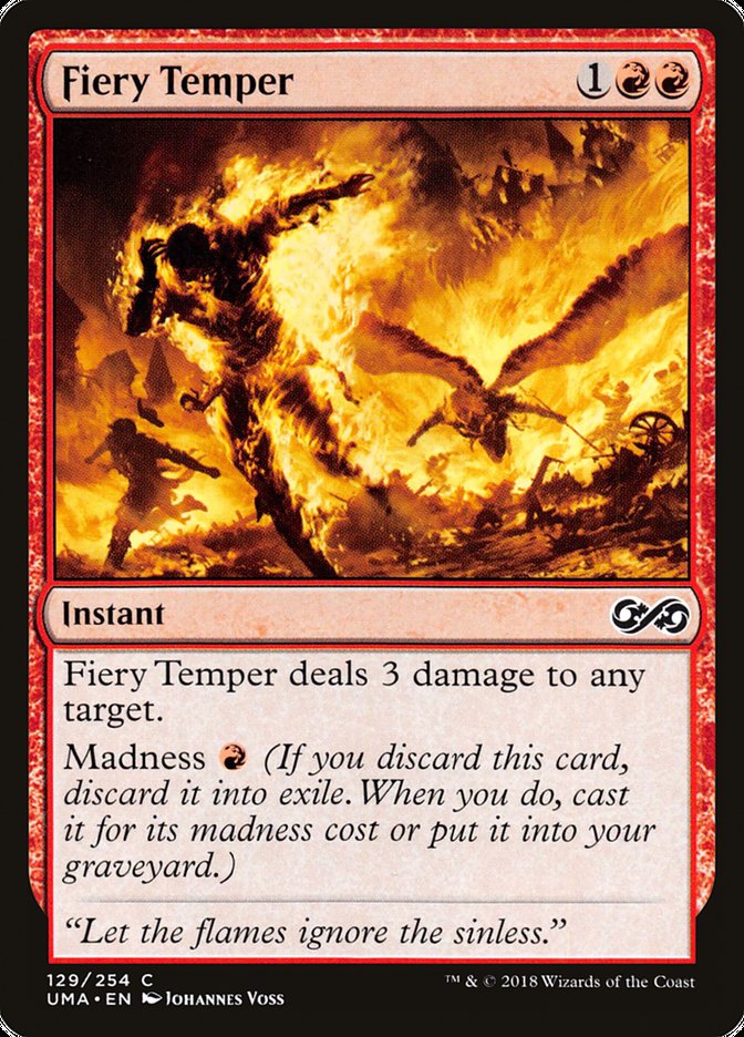 Fiery Temper [Ultimate Masters] - Magic: The Gathering - Card Brawlers | Quebec | Canada |