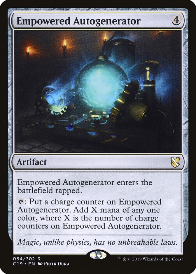 Empowered Autogenerator [Commander 2019] - Magic: The Gathering - Card Brawlers | Quebec | Canada |