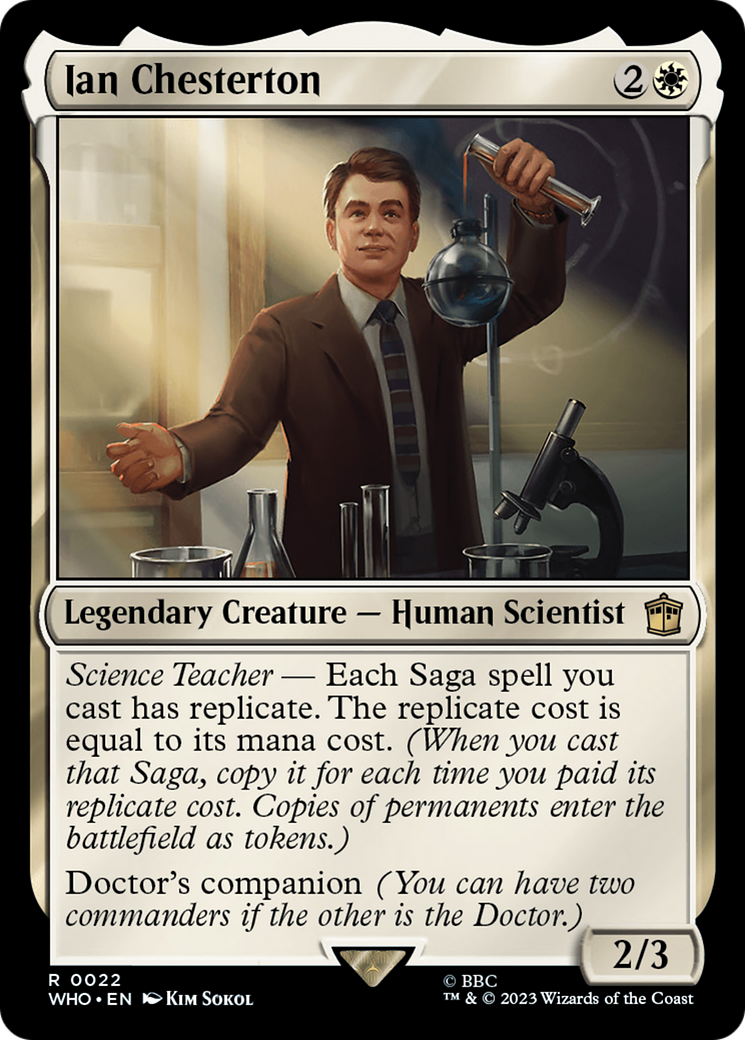 Ian Chesterton [Doctor Who] - Magic: The Gathering - Card Brawlers | Quebec | Canada |